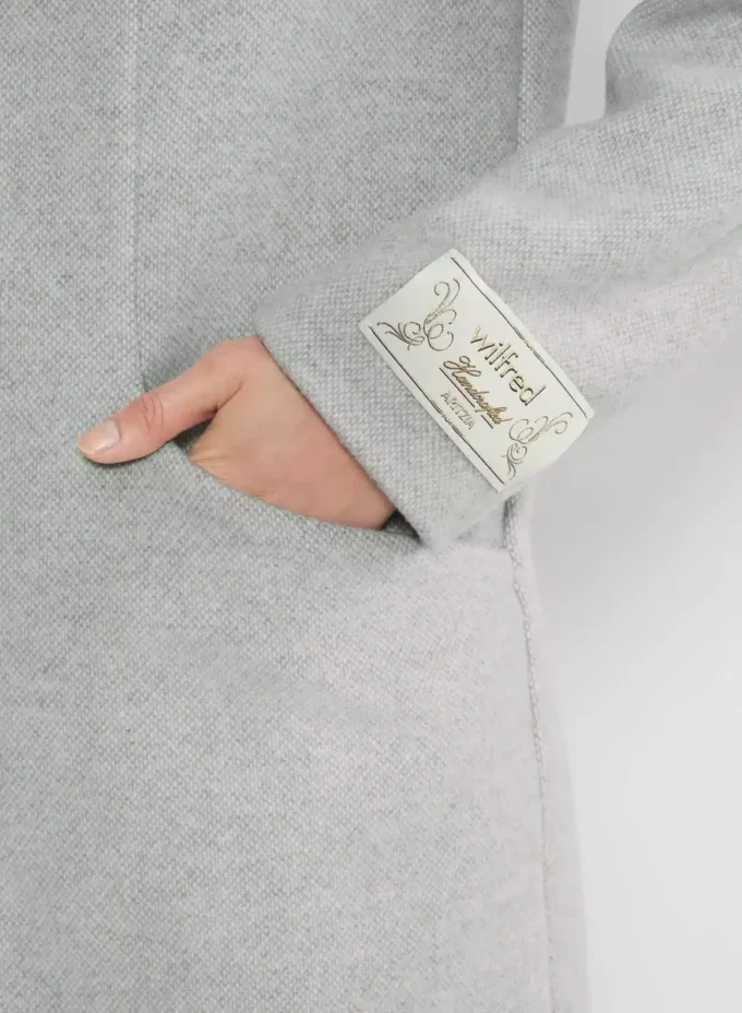 Le manteau Cocoon – Laine douce et cachemire