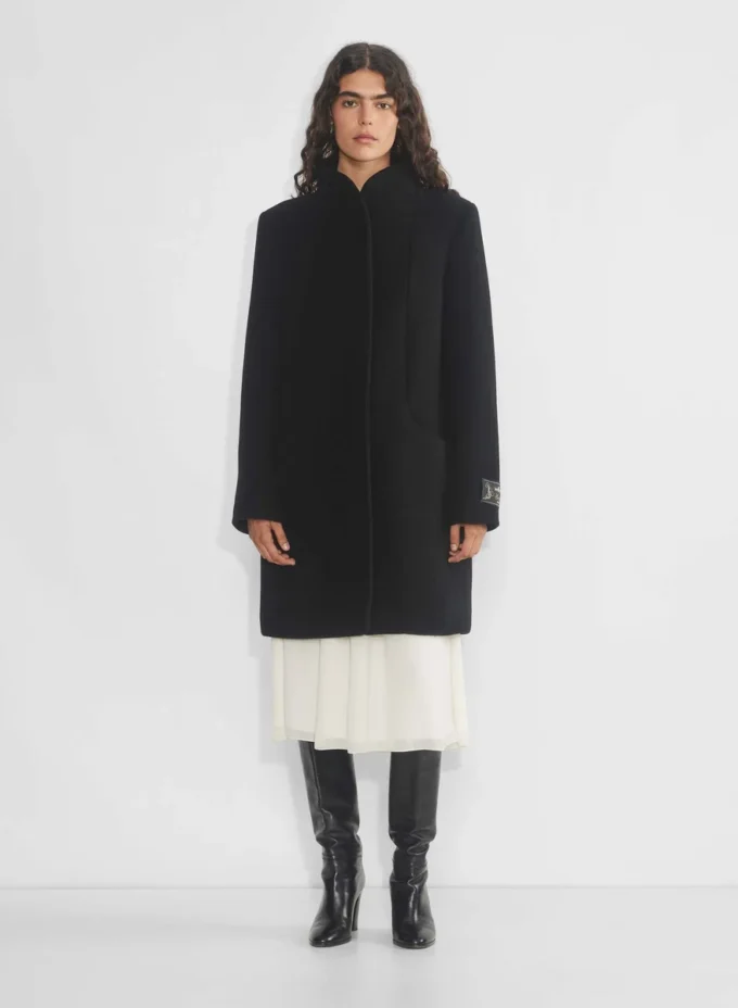 Le manteau Cocoon – Laine douce et cachemire