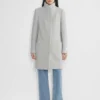 Le manteau Cocoon – Laine douce et cachemire