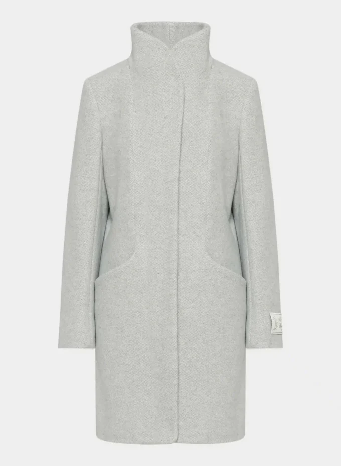 Le manteau Cocoon – Laine douce et cachemire