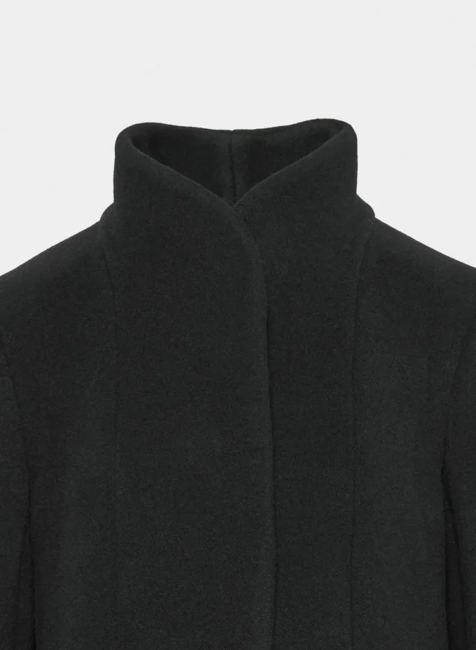 Le manteau Cocoon – Laine douce et cachemire