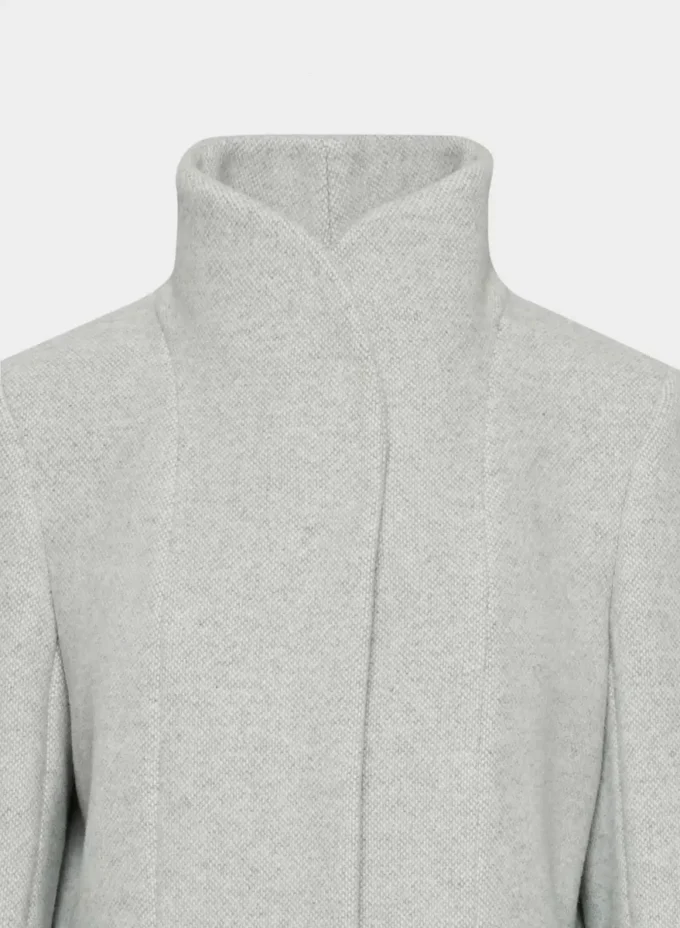 Le manteau Cocoon – Laine douce et cachemire
