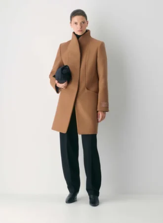 Le manteau Cocoon – Laine et cachemire de luxe