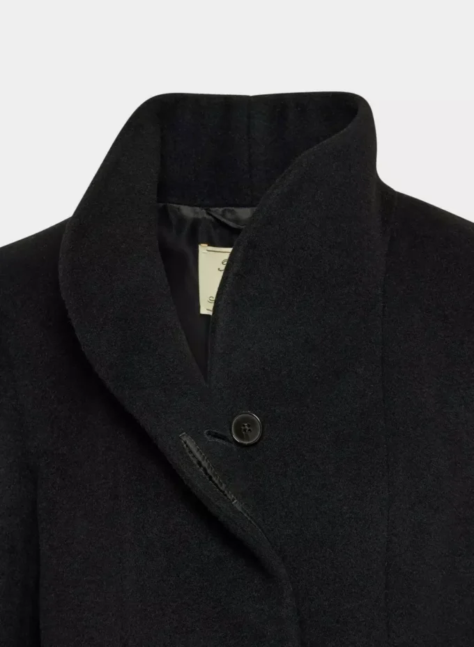 Le manteau Cocoon – Laine (recyclée) camel