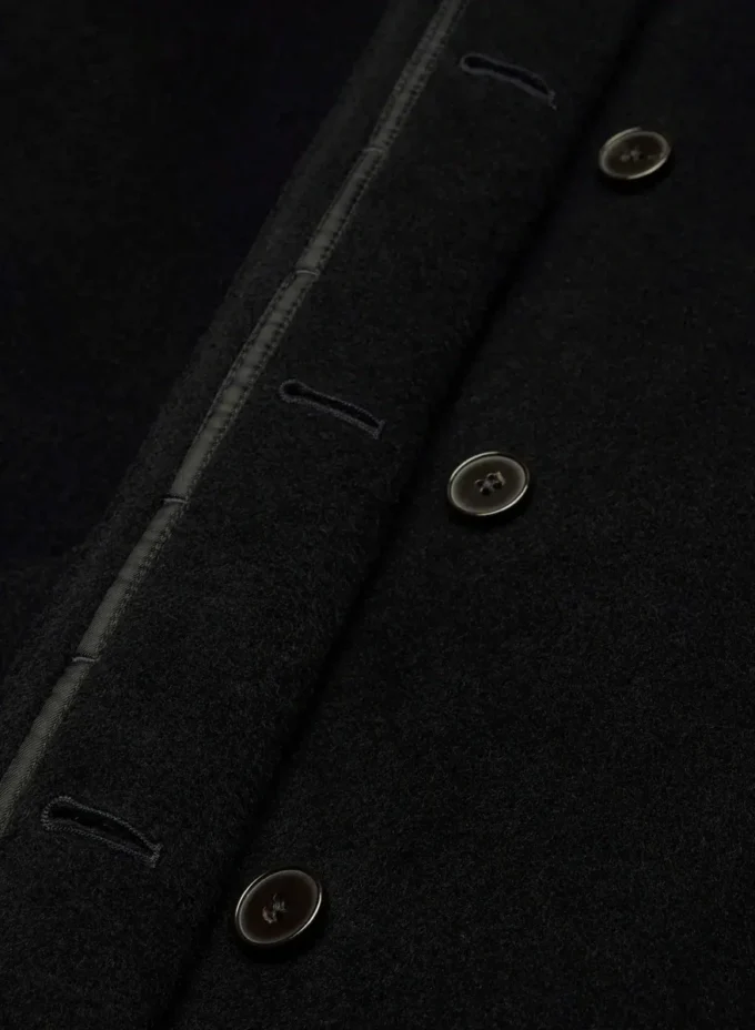 Le manteau Cocoon – Laine (recyclée) camel