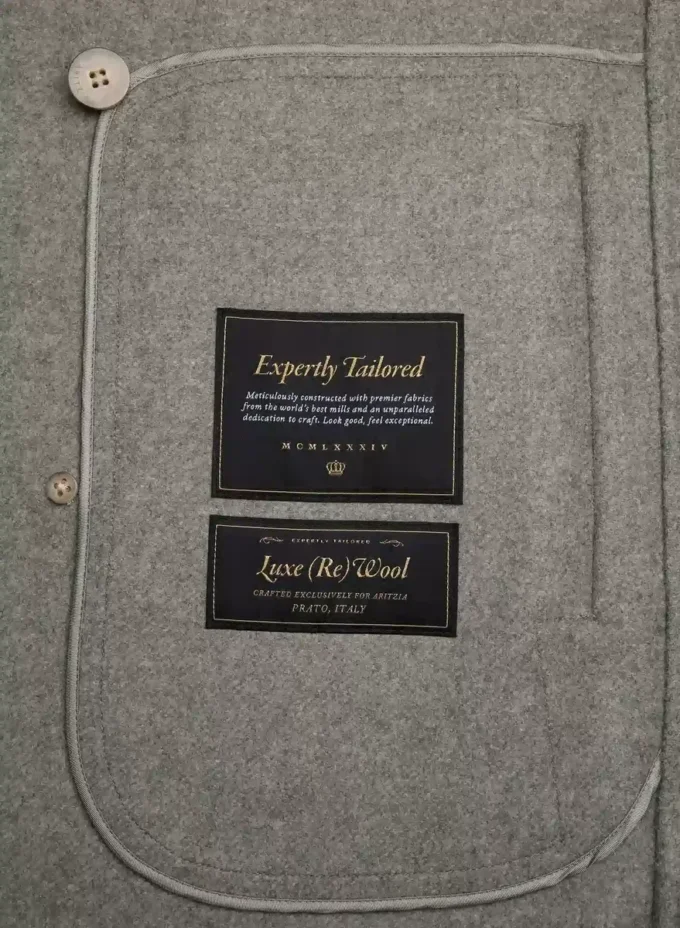 Le manteau double face Mezzanine – Luxe (Re)Wool