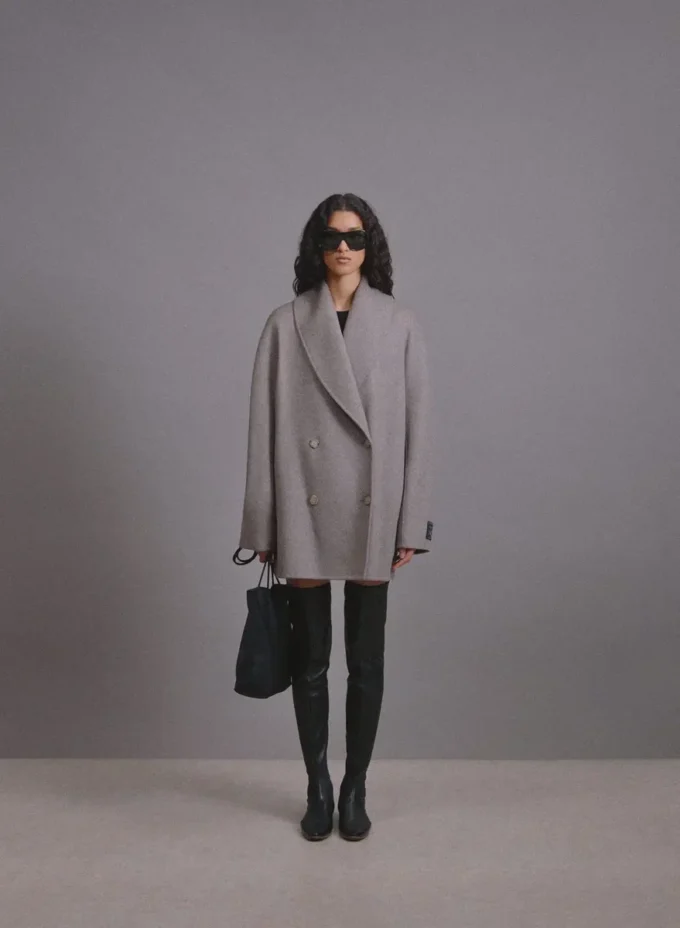 Le manteau double face Mezzanine – Luxe (Re)Wool