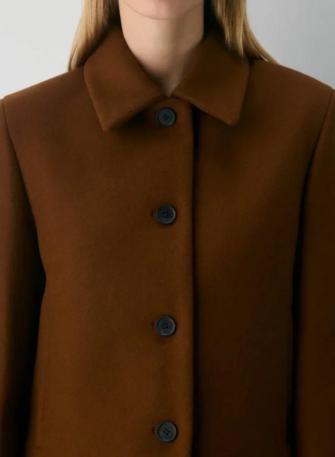 Le manteau Dove – Laine et cachemire de luxe