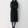 Le manteau long Cocoon – Laine douce et cachemire