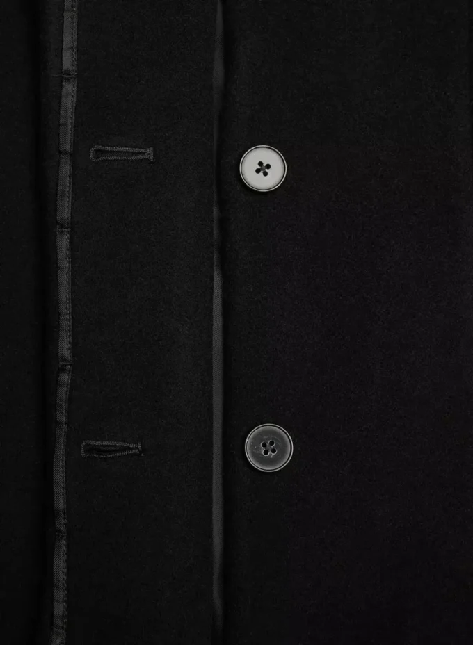 Le manteau long Cocoon – Laine douce et cachemire