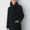 Le manteau long Cocoon – Laine douce et cachemire
