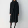 Le manteau long Cocoon – Laine douce et cachemire