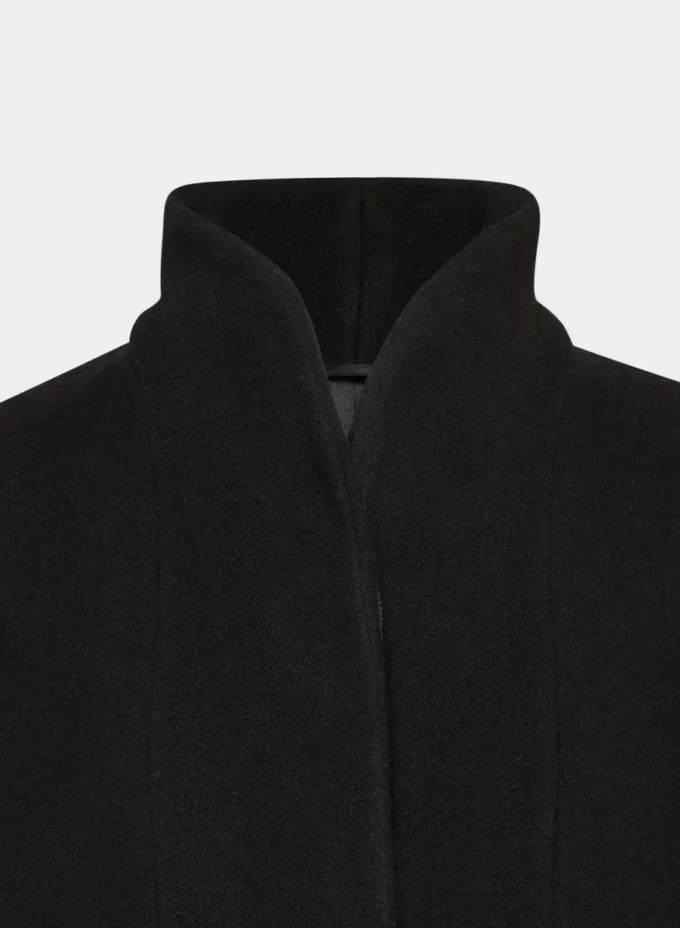 Le manteau long Cocoon – Laine douce et cachemire