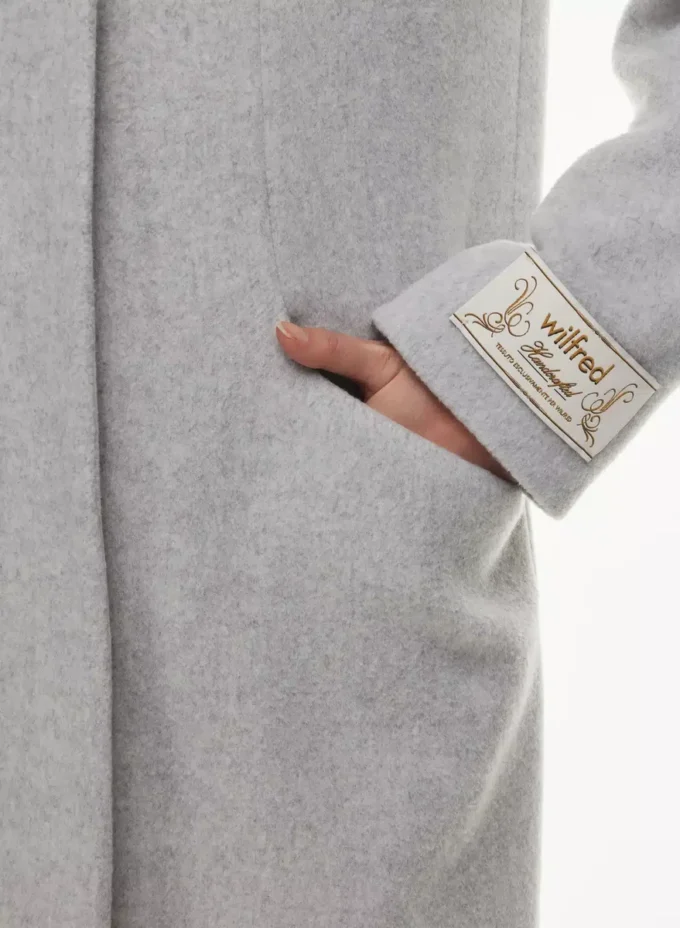 Le manteau long Cocoon – Laine et cachemire