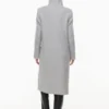 Le manteau long Cocoon – Laine et cachemire
