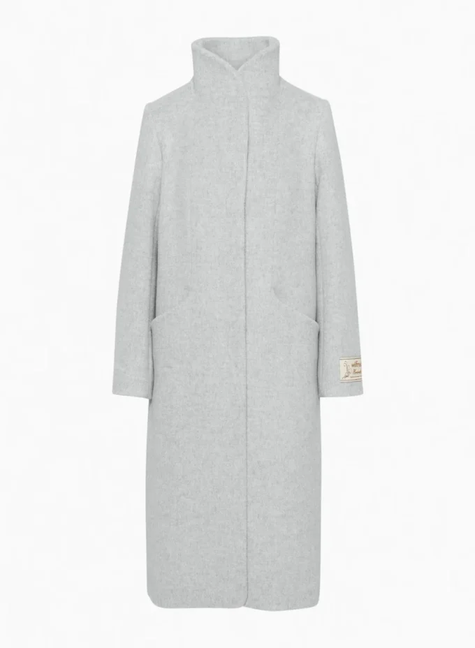 Le manteau long Cocoon – Laine et cachemire
