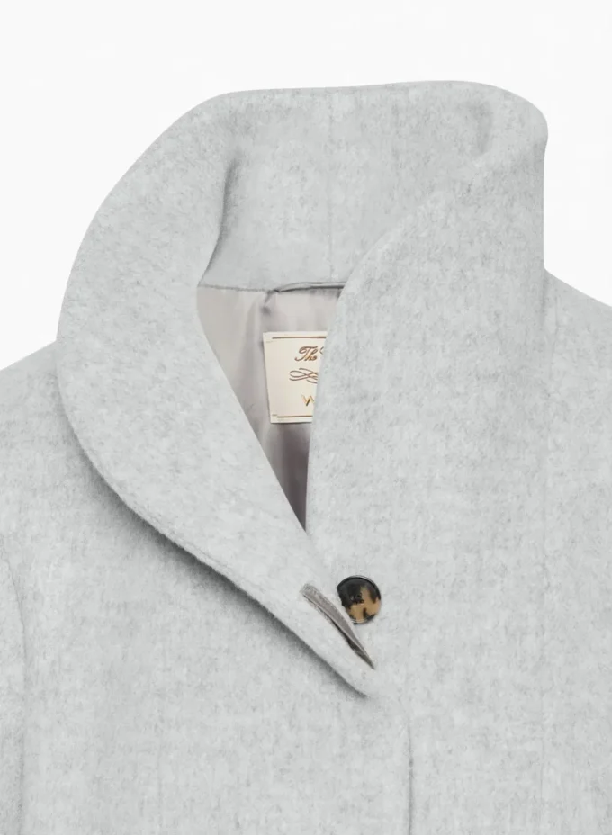 Le manteau long Cocoon – Laine et cachemire