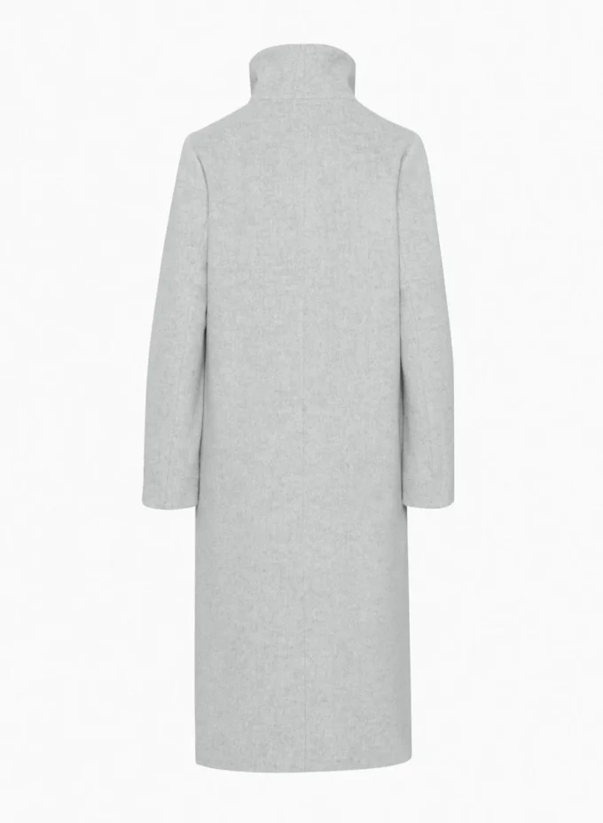 Le manteau long Cocoon – Laine et cachemire