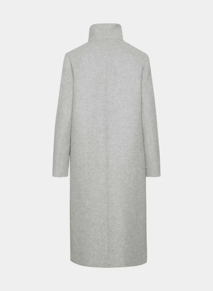 Le manteau long Cocoon – Laine et cachemire de luxe