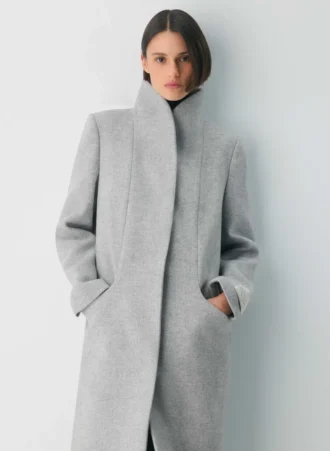 Le manteau long Cocoon – Laine et cachemire de luxe