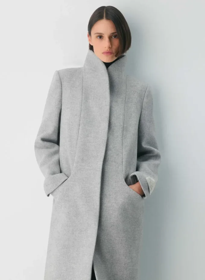 Le manteau long Cocoon – Laine et cachemire de luxe