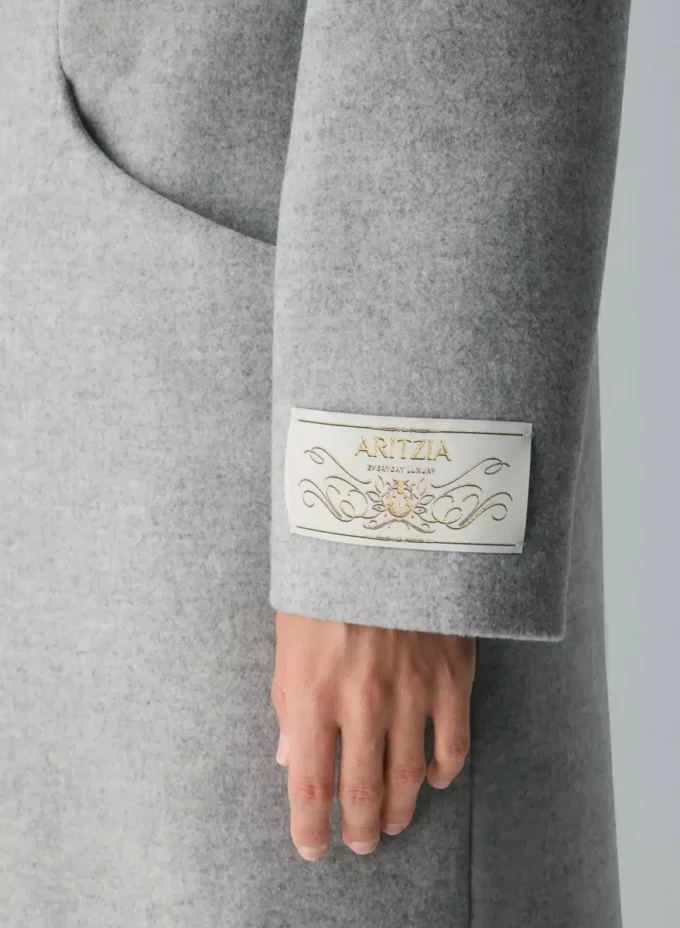 Le manteau long Cocoon – Laine et cachemire de luxe