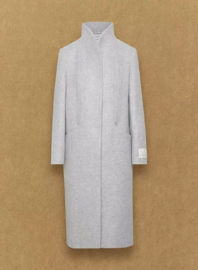 Le manteau long Cocoon – Laine et cachemire de luxe