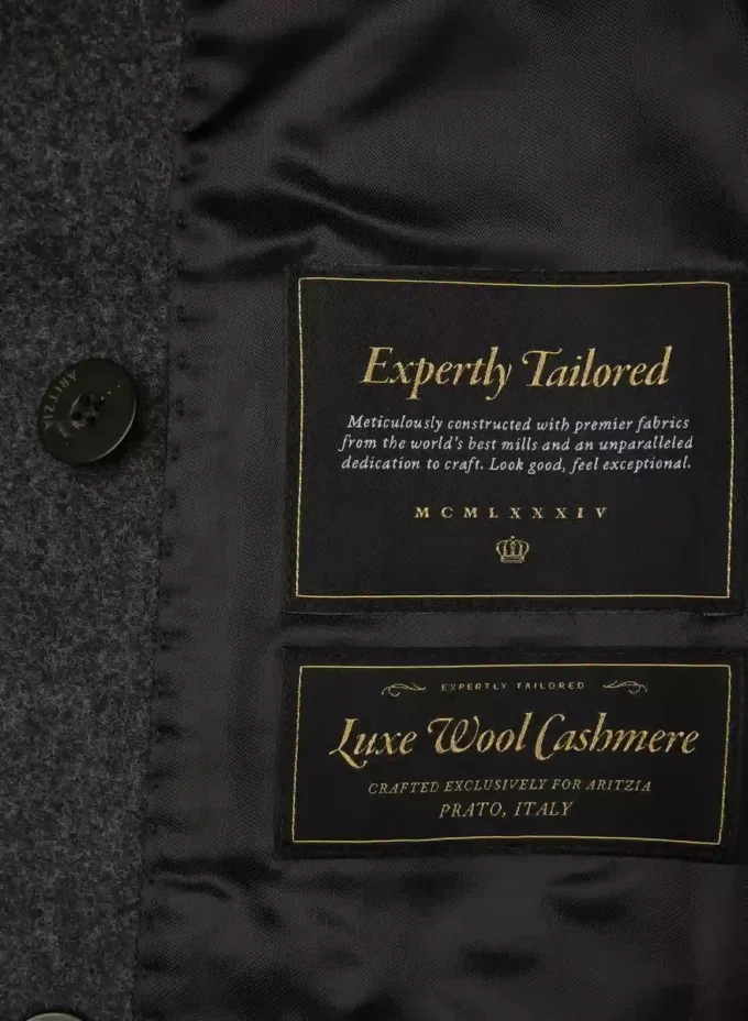 Le manteau Metropolitan – Laine et cachemire de luxe
