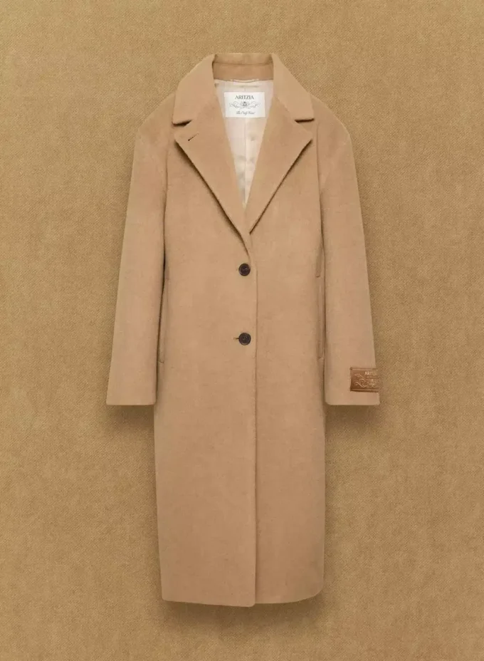 Le seul manteau – Laine (Re)Camel