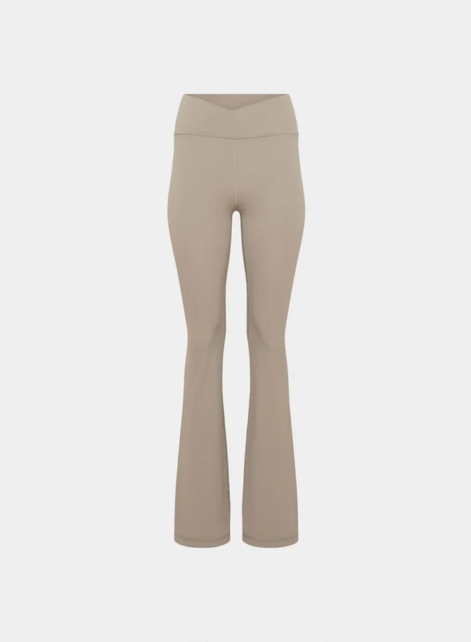 Legging évasé taille haute croisée BUTTER 32 pouces