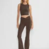 Legging évasé taille haute croisée BUTTER 32 pouces