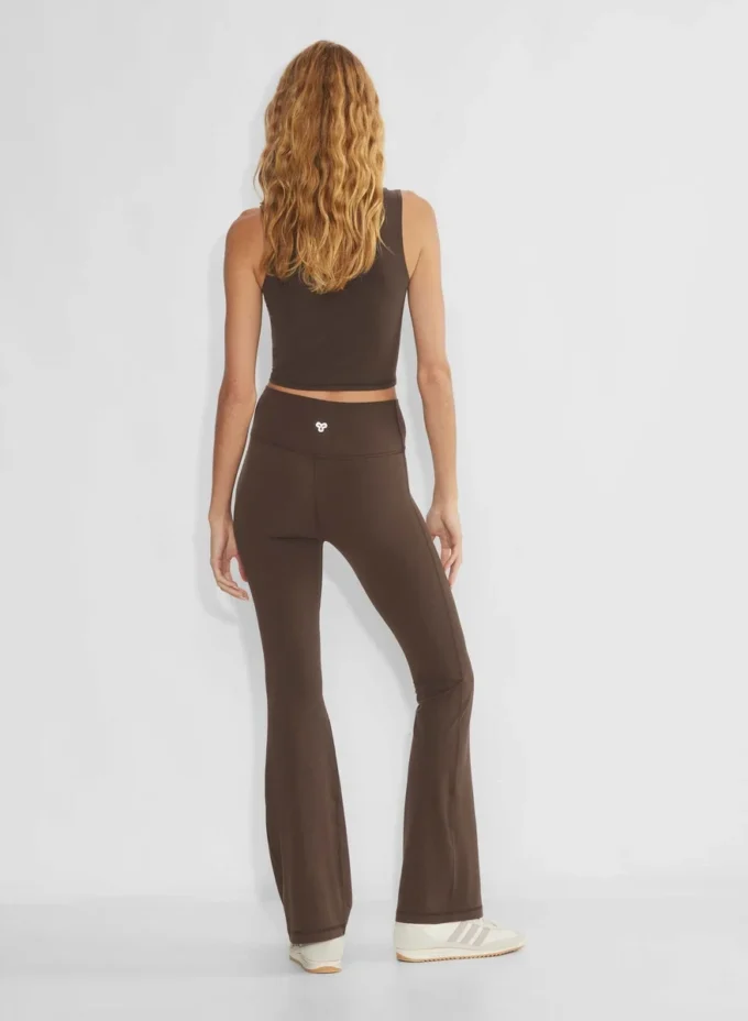 Legging évasé taille haute croisée BUTTER 32 pouces