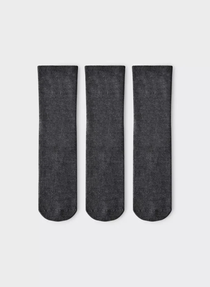 Lot de 3 paires de chaussettes courtes pour pantalon