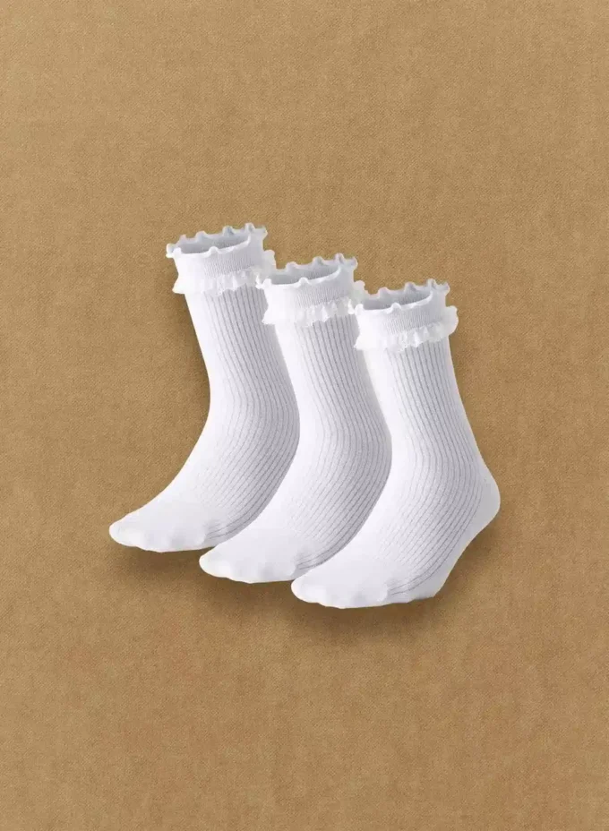 Lot de 3 paires de chaussettes Petal Crew