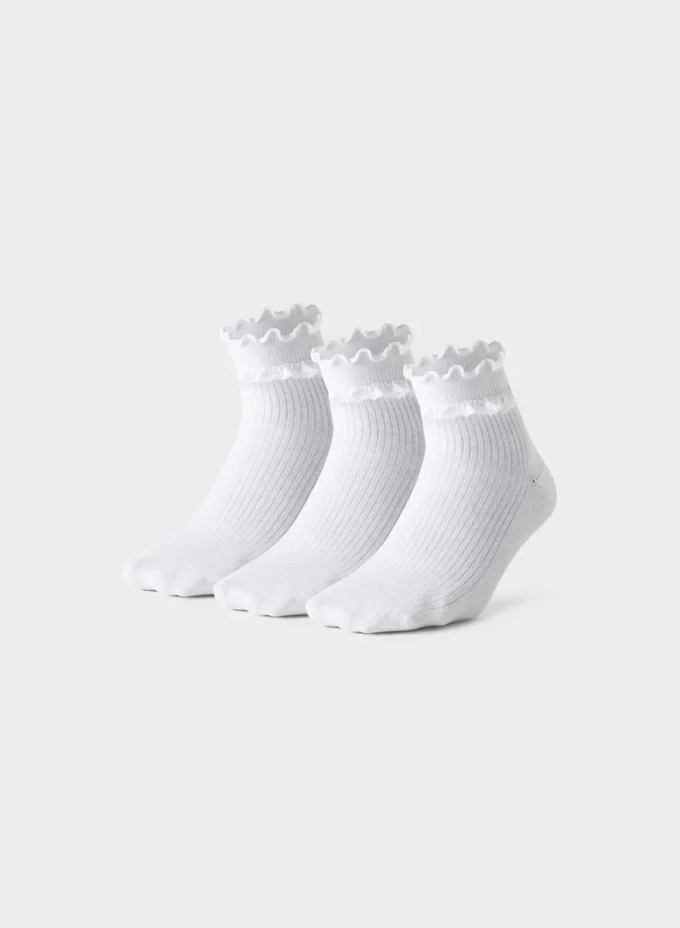 Lot de 3 paires de socquettes Petal
