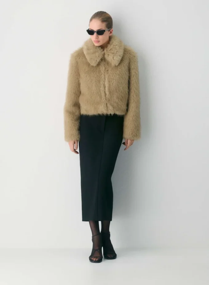 Manteau Chamonix – Fausse fourrure arctique