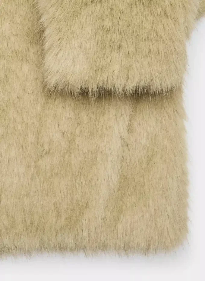 Manteau Chamonix – Fausse fourrure arctique