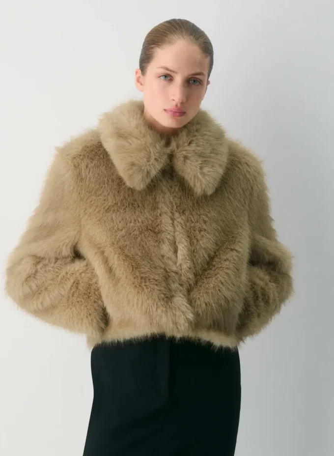 Manteau Chamonix – Fausse fourrure arctique