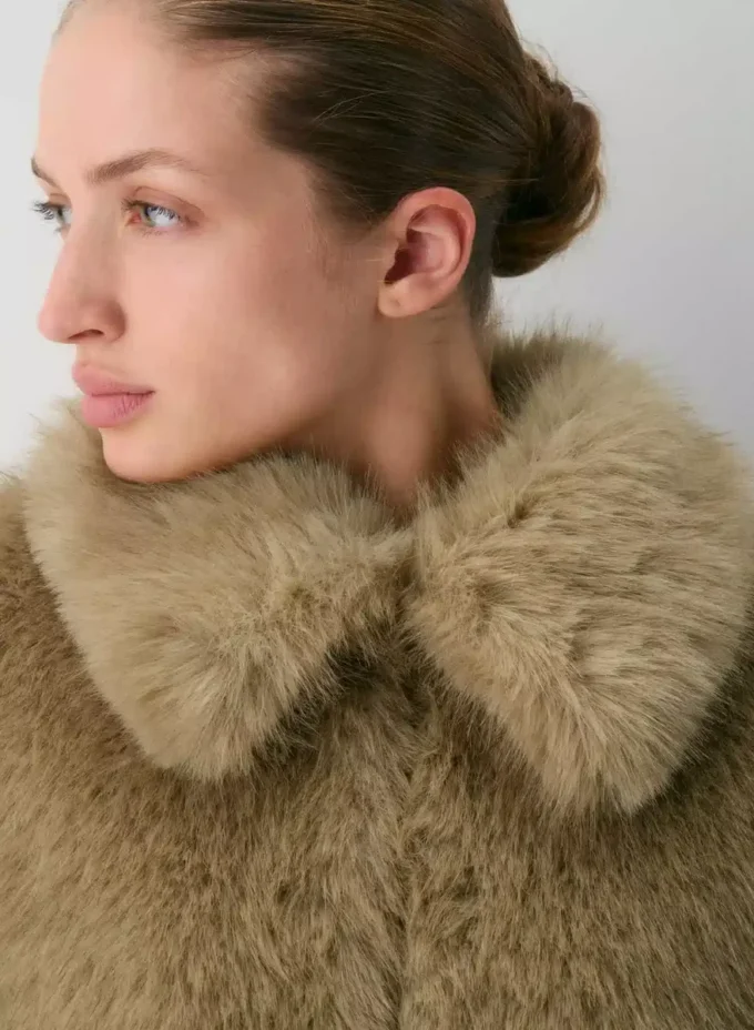 Manteau Chamonix – Fausse fourrure arctique