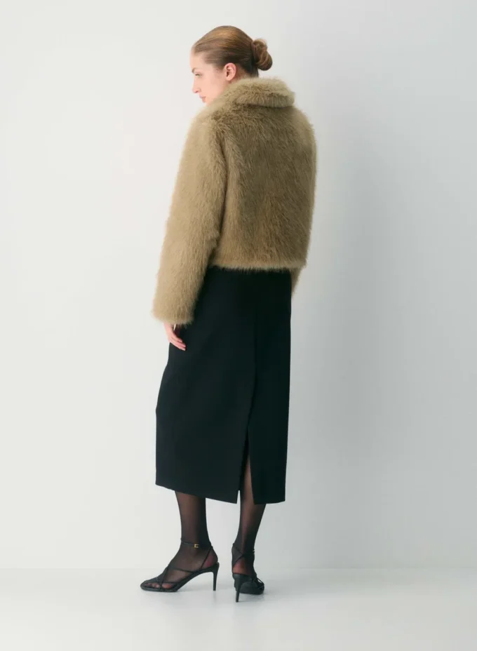 Manteau Chamonix – Fausse fourrure arctique