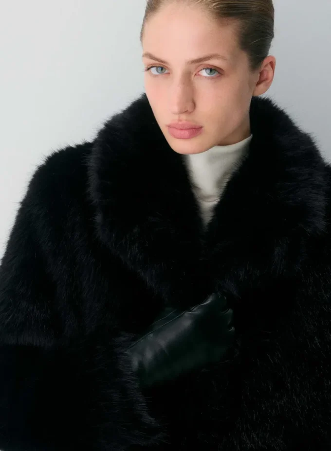 Manteau Cortina – Fausse fourrure arctique