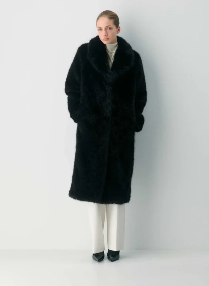 Manteau Cortina – Fausse fourrure arctique