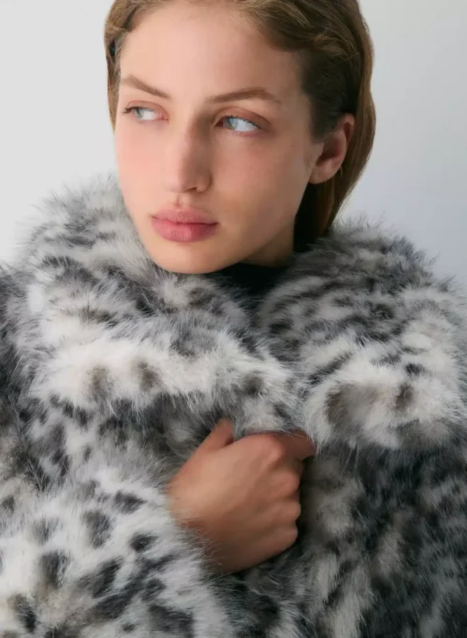 Manteau St. Moritz – Fausse fourrure alpine