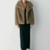 Manteau St. Moritz – Fausse fourrure arctique
