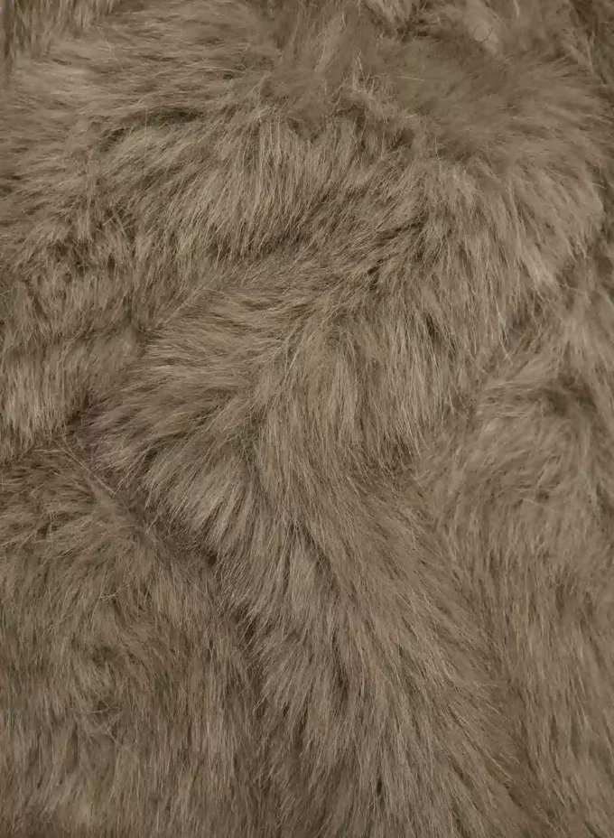 Manteau St. Moritz – Fausse fourrure arctique