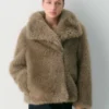 Manteau St. Moritz – Fausse fourrure arctique