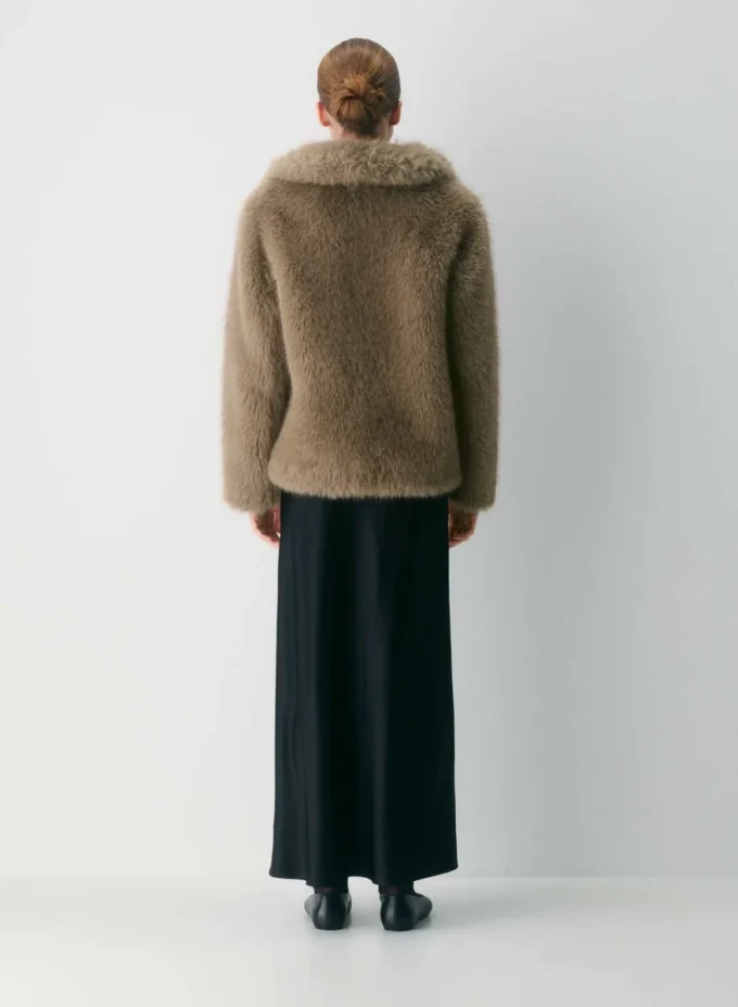 Manteau St. Moritz – Fausse fourrure arctique