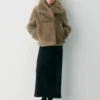 Manteau St. Moritz – Fausse fourrure arctique