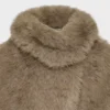 Manteau St. Moritz – Fausse fourrure arctique