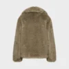 Manteau St. Moritz – Fausse fourrure arctique